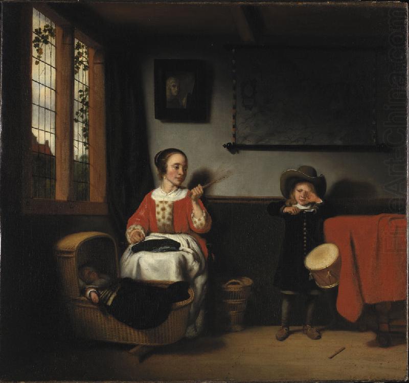 Nicolaes maes The Naughty Drummer china oil painting image
